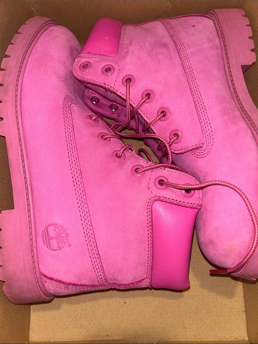 Pink Timberland Boot